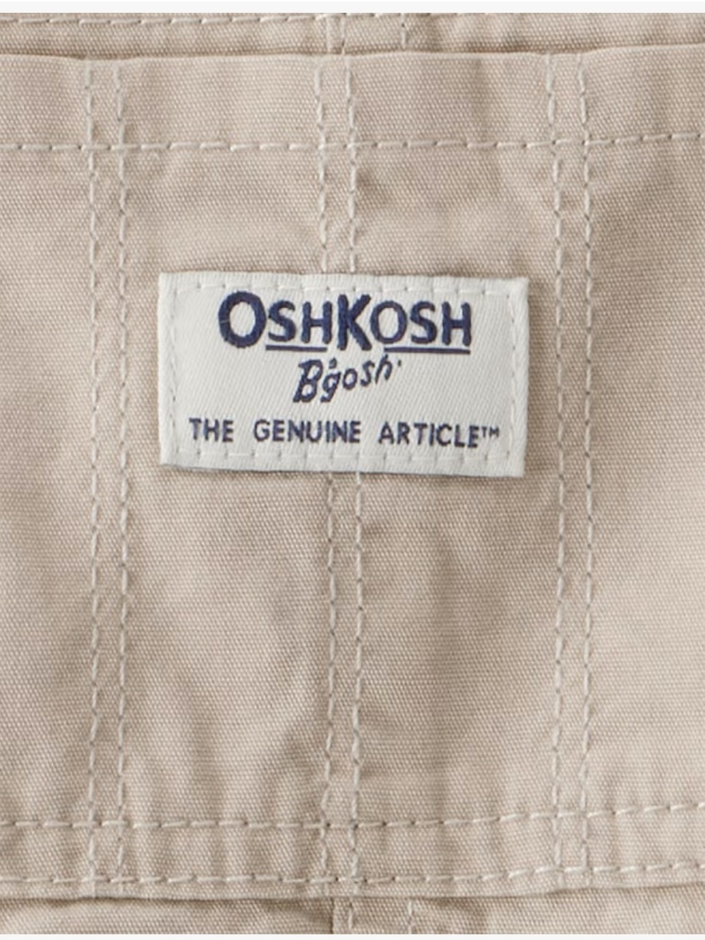 OshKosh B'gosh Girls Floral Lined Lightweight Canvas Overalls - Picture 5 of 5